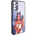 TPU+PC чохол Prisma Ladies для Samsung Galaxy A24 4G (Black in White) 64486 64486* Чехол