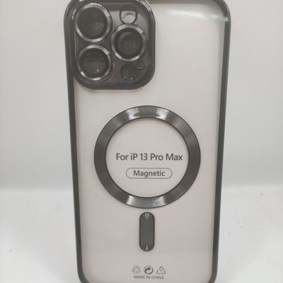 Чохол Metal Matte Case with Magnetic Ring iPhone 13 Pro Max (black) 54517 Чехол