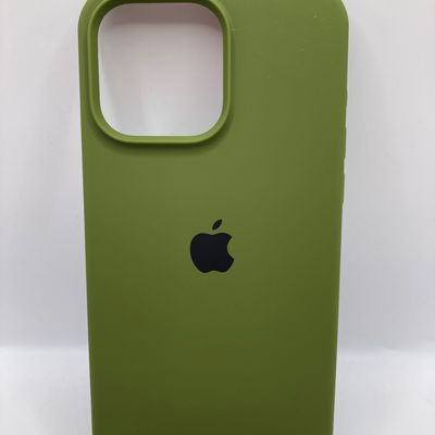 Чохол Silicone Case Full Protective (AA) для Apple iPhone 15 Pro Max (6.7) (Зелений / Dark Olive) 65420 65420* Чехол