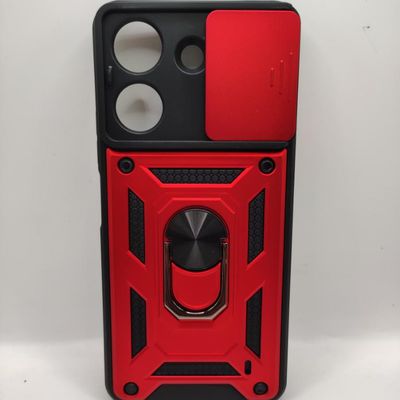 Ударостійкий чохол Camshield Serge Ring для Xiaomi Redmi 13C / Poco C65 (Червоний) 00068544 Чехол