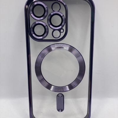 Чохол Metal Matte Case with Magnetic Ring iPhone 14 Pro (deep purple) 54513 Чехол