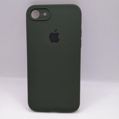 Чохол Silicone Case Square Full Camera Protective (AA) для Apple iPhone 7/8/SE (2020) (4.7) (Зелений / Cyprus Green) 00040229 00040229 Чехол