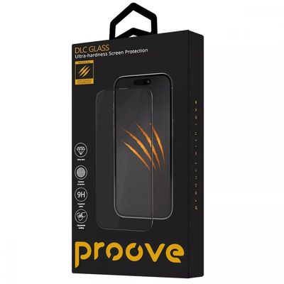 Захисне скло  DLC iPhone 14 Pro/15/16 (black) 61108 Proove
