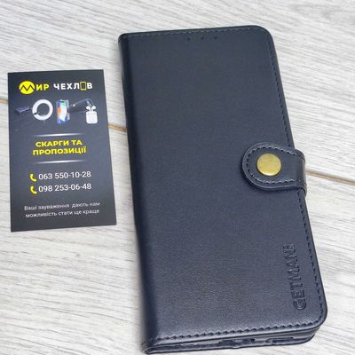 Шкіряний чохол книжка GETMAN Gallant (PU) для Samsung Galaxy A53 5G (Чорний) 54590 Чехол