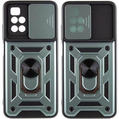 Ударостійкий чохол Camshield Serge Ring для Xiaomi Redmi 10 (Зелений) 00052971 Чехол
