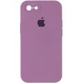 Чохол Silicone Case Square Full Camera Protective (AA) для Apple iPhone 7 / 8 / SE (2020) (4.7) (Ліловий / Lilac Pride) 00040229 00040229 Чехол