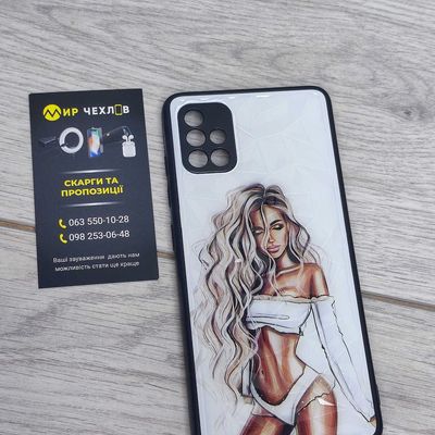TPU+PC чохол Prisma Ladies для Samsung Galaxy A51 (White) 35114  35114 35114* Чехол