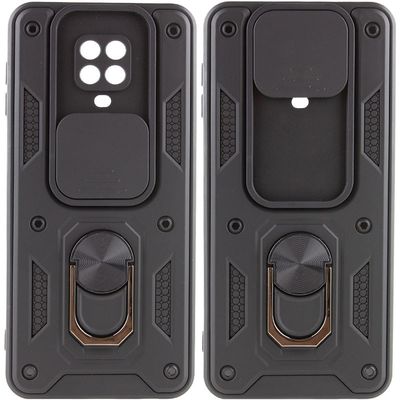 Ударостійкий чохол Camshield Serge Ring для Xiaomi Redmi Note 9s / Note 9 Pro / 9 Pro Max (Чорний) 47750 Чехол