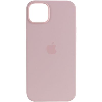 Чохол Silicone case (AAA) full with Magsafe для Apple iPhone 14 Pro (6.1) (Рожевий / Chalk Pink) 57031 57031*