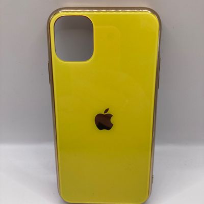 Чохол  IPhone 11 Glass yellow 75320 yellow 75320 yellow 75320 Китай