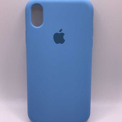 Silicone Case Full Protective (AA) для Apple iPhone XR (6.1) (Голубой / Cornflower) 34365 34365* 34365 Чехол
