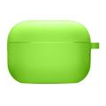 Силіконовий футляр з мікрофіброю для навушників Airpods 3 (Салатовий / Neon green) 53035 Чохли на навушники