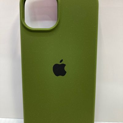 Чохол Silicone Case Full Protective (AA) для Apple iPhone 14 (6.1) (Зелений / Dark Olive) 55728 55728* Чехол
