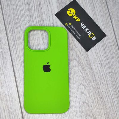 Чохол IPhone 13 Pro Sillicone cover Full green 75647 Китай