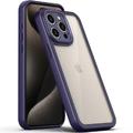 TPU чохол Transparent + Colour 1,5mm для Apple iPhone 13 (6.1) (Purple) 70566 70566 Чехол