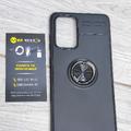 TPU чехол Deen ColorRing под магнитный держатель (opp) для Samsung Galaxy A72 4G / A72 5G (Черный / Черный) 42289 Китай