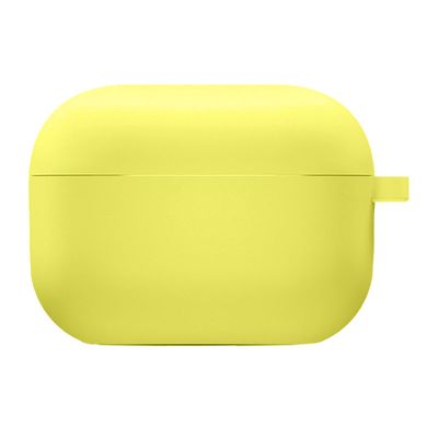 Силіконовий футляр з мікрофіброю для навушників Airpods 3 (Жовтий / Bright Yellow) 53035 Чохли на навушники