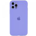 Чохол Silicone Case Full Camera Protective (AA) для Apple iPhone 12 Pro (6.1) (Бузковий / Dasheen) 00042251 00042251 Чехол