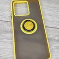 TPU+PC чехол Deen ColorEdgingRing for Magnet для ZTE Blade V30 (Желтый) 53043