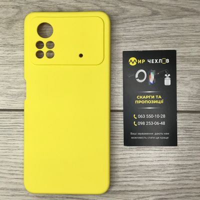 Чохол WAVE Full Silicone Cover Xiaomi Poco X4 Pro 5G (yellow) 36763 36763* Чехол