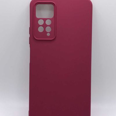 Чохол Silicone Cover Lakshmi Full Camera (A) для Xiaomi Redmi Note 11 Pro 4G/5G / 12 Pro 4G (Бордовий / Marsala) 54563 Чехол