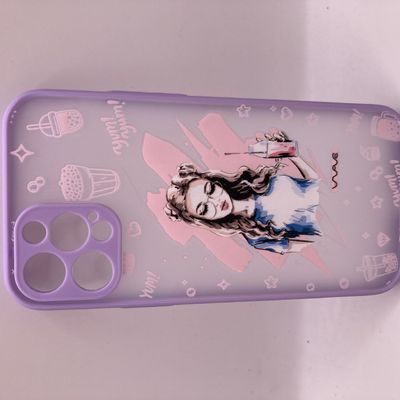 Чохол IPhone 12 Pro/ 12  Wave Cartoon Purpel Китай