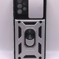 Ударопрочный чехол Camshield Serge Ring for Magnet для Samsung Galaxy A72 4G / A72 5G (Серебряный) 47765 47765* Чехол