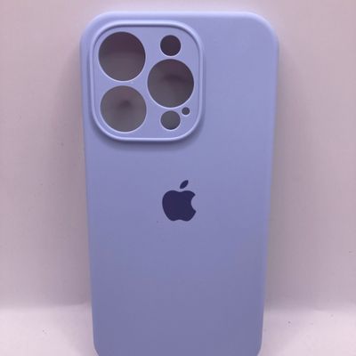 Чохол Silicone Case Full Camera Protective (AA) для Apple iPhone 15 Pro (6.1) (Блакитний / Lilac Blue) 00066392 00066392* Чехол
