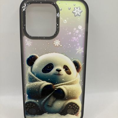 Чохол WAVE Snowy animals Matte Gradient (Nprint) iPhone 14 Pro Max (panda (black)) 1326 1326* 1326 Чехол