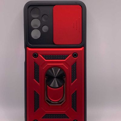 Ударостійкий чохол Camshield Serge Ring for Magnet для Samsung Galaxy A13 4G (червоний) Чехол