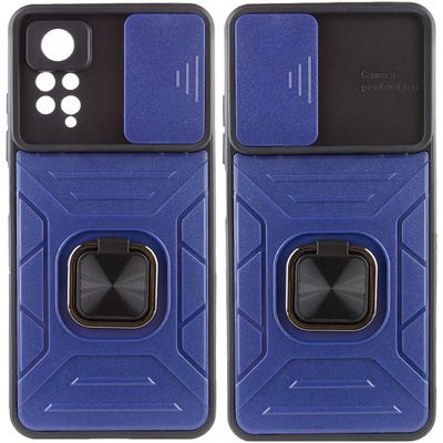 Ударостійкий чохол Camshield Serge Ring для Xiaomi Redmi Note 11 Pro 4G/5G/Note 11E Pro/ 12 Pro 4G (Синій) 53715 Чехол