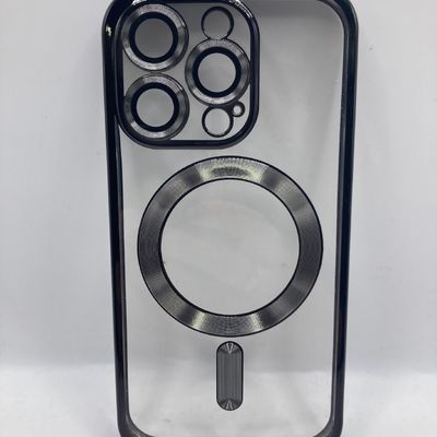 Чохол Metal Matte Case with Magnetic Ring iPhone 14 Pro (black) 54513 Чехол