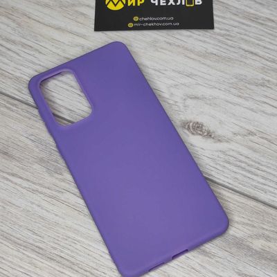Силиконовый чехол Candy для Samsung Galaxy A73 5G (Сиреневый) 53926* Чехол
