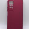 Чохол Silicone Cover Lakshmi Full Camera (A) для Xiaomi Redmi Note 11 Pro 4G/5G / 12 Pro 4G (Бордовий / Marsala) 54563 Чехол