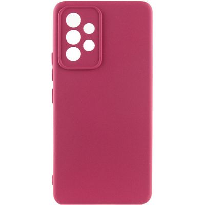 Чохол Silicone Cover Lakshmi Full Camera (A) для Samsung Galaxy A73 5G (Бордовий / Marsala) 54562 Чехол