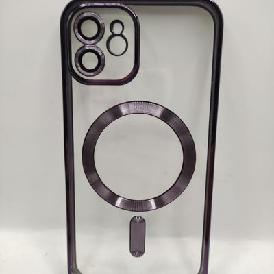 Чохол Metal Matte Case with Magnetic Ring iPhone 12 (deep purple) 54518 54518 Чехол