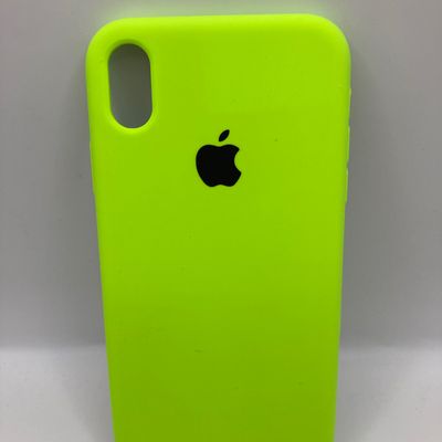 Silicone Case Full Protective (AA) для Apple iPhone XR (6.1) (Салатовый / Neon Green) 34365 34365* 34365 Чехол