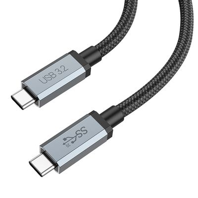 Кабель  US06 USB 3.2 Type-C to Type-C 100W (1m) (black) 38116 38116 Hoco