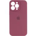 Чохол Silicone Case Full Camera Protective (AA) для Apple iPhone 13 Pro Max (6.7) (Бордовий / Plum) 50658 50658* Чехол