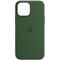 Чохол Silicone case (AAA) full with Magsafe для Apple iPhone 13 Pro Max (6.7) (Зелений / Eucalyptus) 51176 51176* 51176