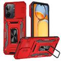 Ударостійкий чохол Camshield Army Ring для Xiaomi Redmi 13C / Poco C65 (Червоний / Red) 72802 Чехол