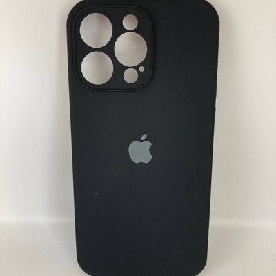 Чохол Silicone Case Full Camera Protective (AA) для Apple iPhone 15 Pro Max (6.7) (Чорний / Black) 00066393 Чехол