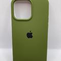 Чохол Silicone Case Full Protective (AA) для Apple iPhone 15 Pro Max (6.7) (Зелений / Dark Olive) 65420 65420* Чехол