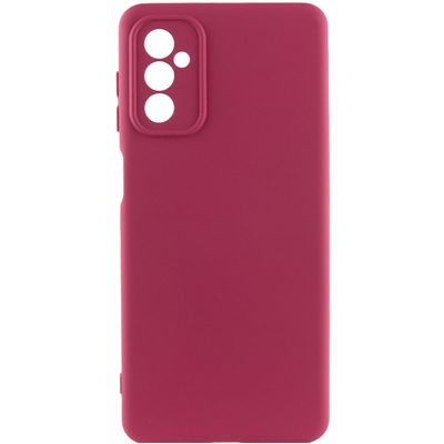 Чохол Silicone Cover Lakshmi Full Camera (A) для Samsung Galaxy A14 4G/5G (Бордовий / Marsala) Чехол