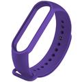Силіконовий ремінець для Xiaomi Mi Band 5 / 6 (Фіолетовий / Purple) 37249