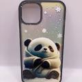 Чохол WAVE Snowy animals Matte Gradient (Nprint) iPhone 14 (panda (black)) 1325