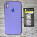 Чохол Silicone Case Full Protective (AA) для Apple iPhone XR (6.1) (Бузковий / Dasheen) 00034365 00034365 Чехол