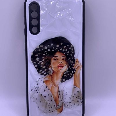 TPU+PC чохол Prisma Ladies для Samsung Galaxy A50 (A505F) / A50s / A30s (Girl in a hat) 36713 Чехол