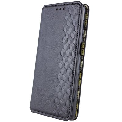 Шкіряний чохол книжка GETMAN Cubic (PU) для Xiaomi Redmi Note 12S (Синій) 64851 64851 Чехол